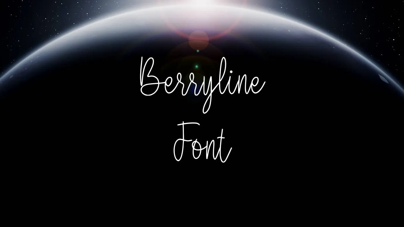 Berryline Font