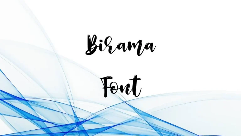Birama Font