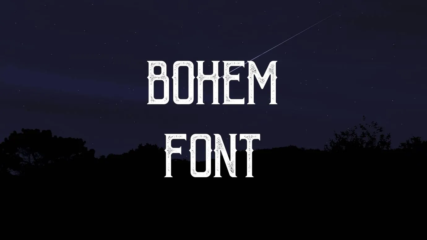 bohem font