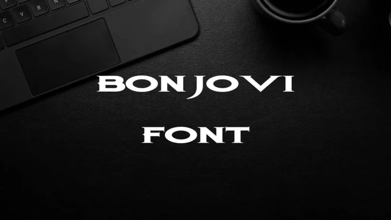 Bon Jovi Font