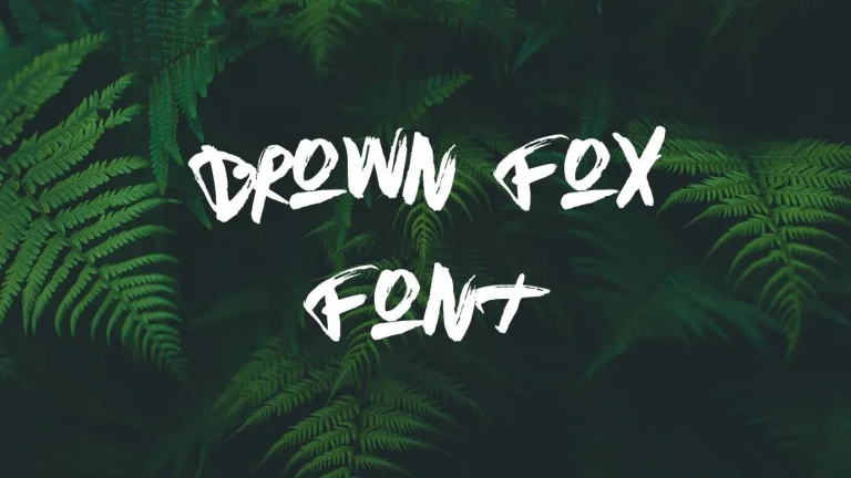 Brown Fox Font