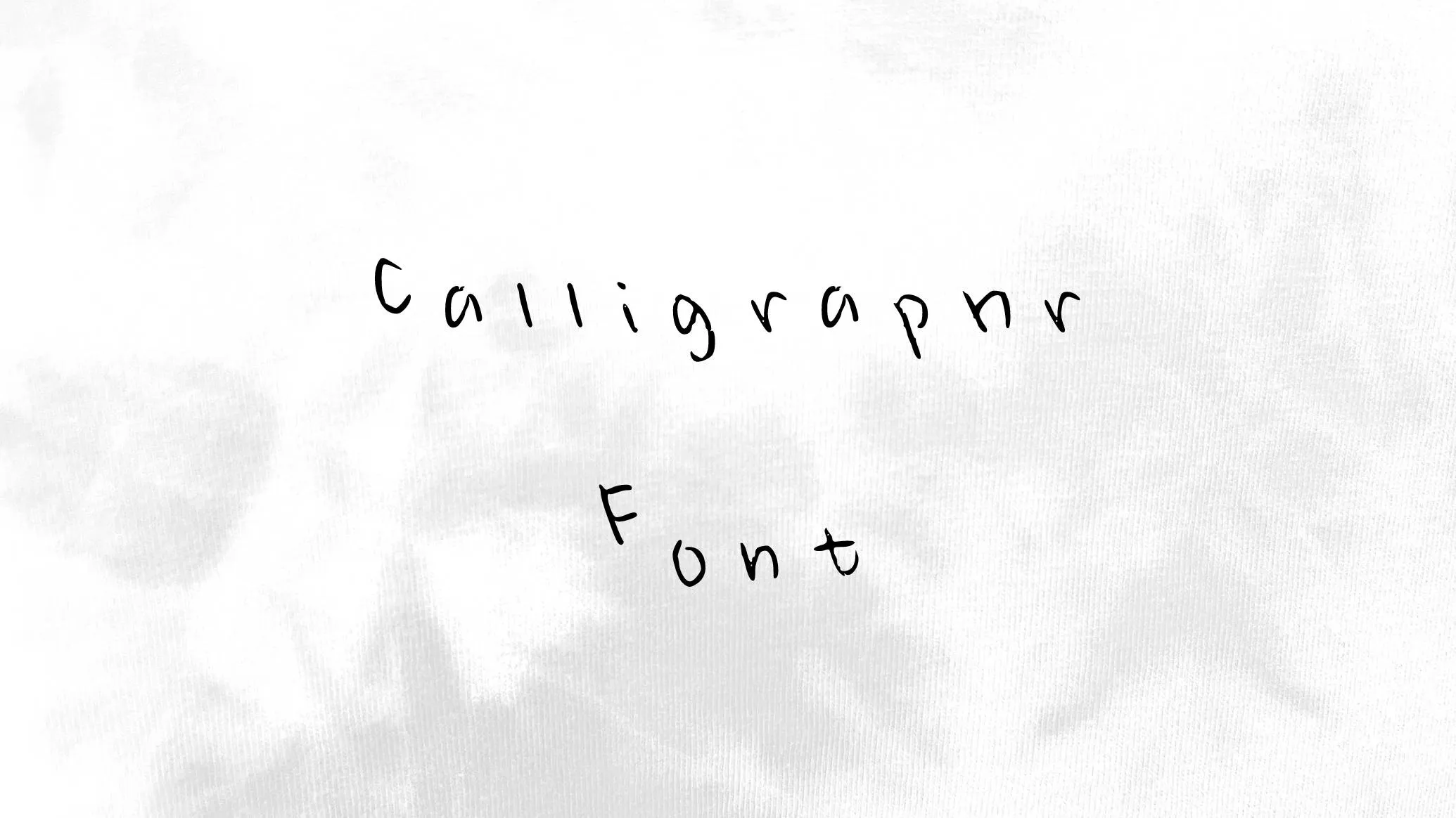 Calligraphr Font