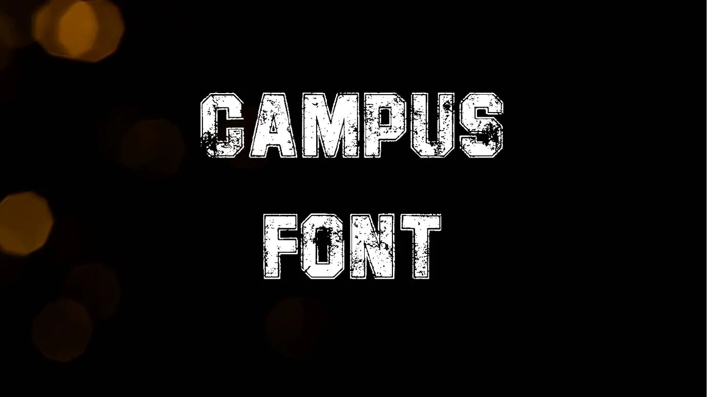 campus font
