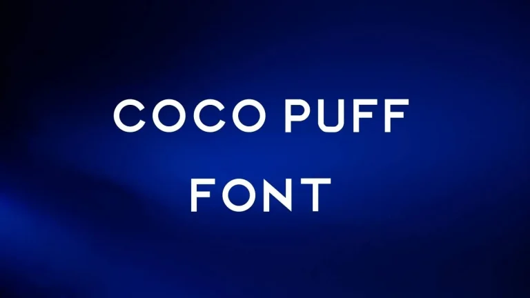 Coco Puff Font