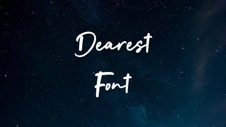 Dearest Font