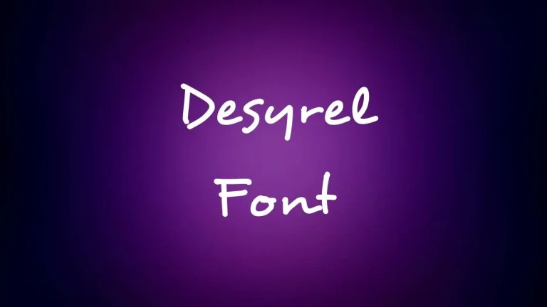 Desyrel Font
