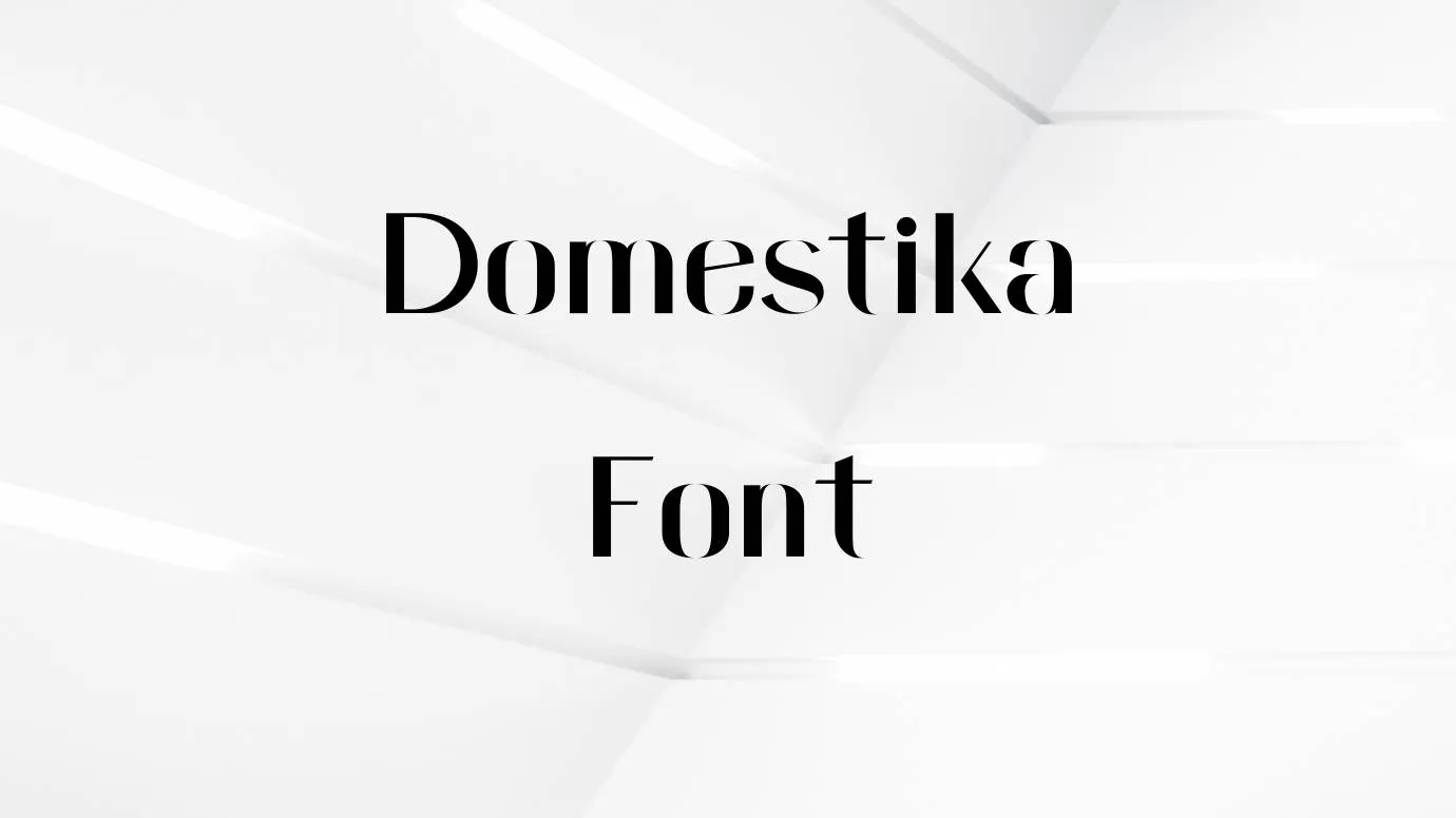 Domestika Font