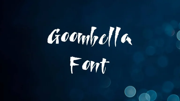 Goombella Font