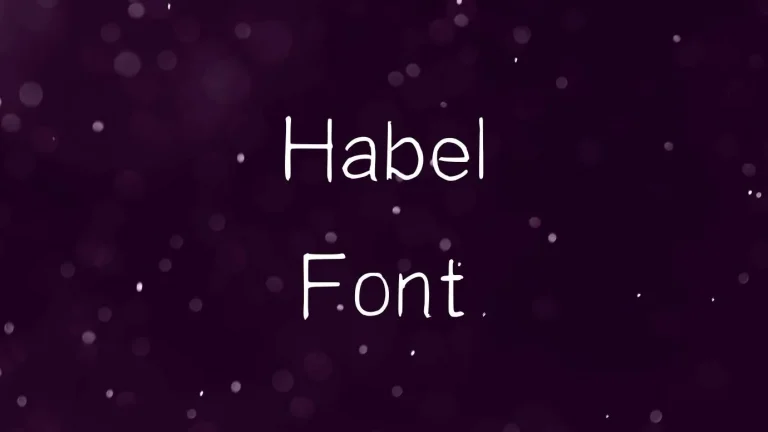 Habel Font