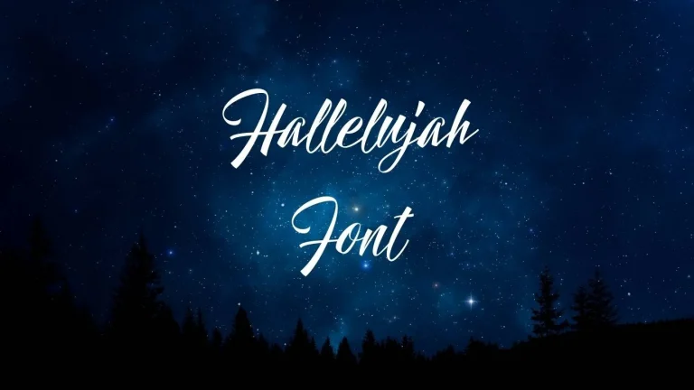 Hallelujah Font