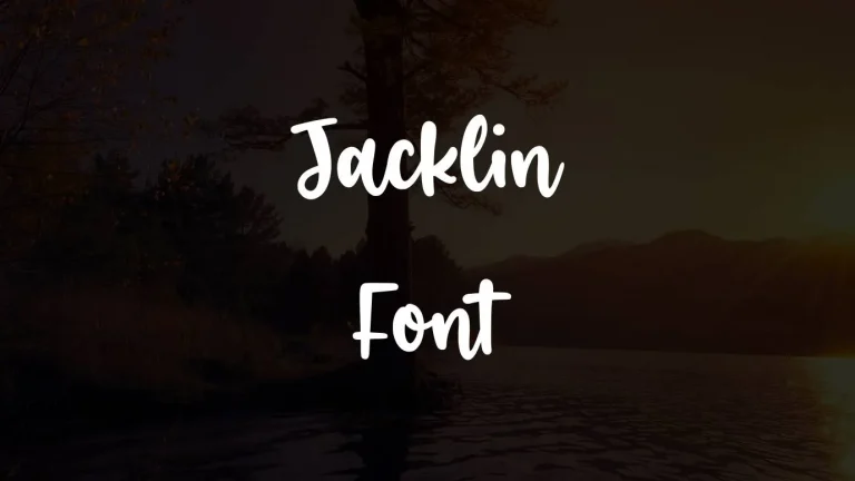 Jacklin Font