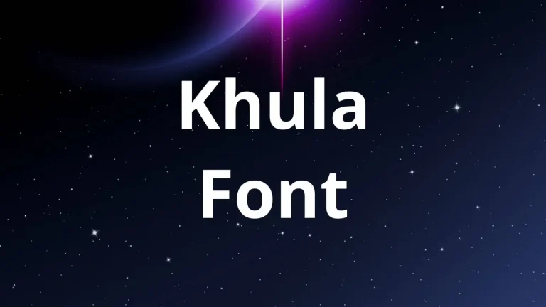 Khula Font