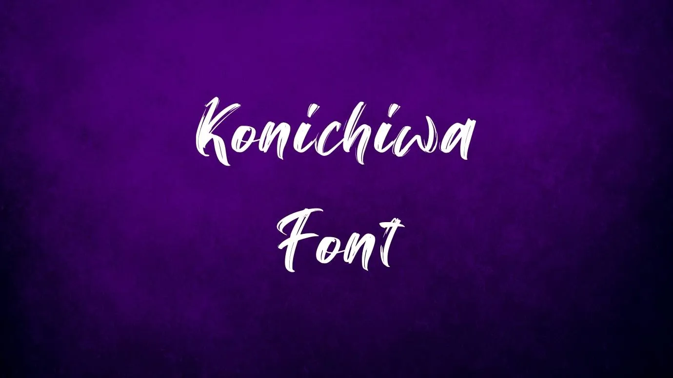 Konichiwa Font