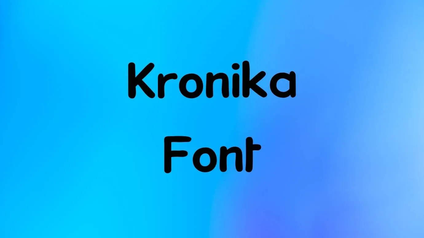 Kronika Font