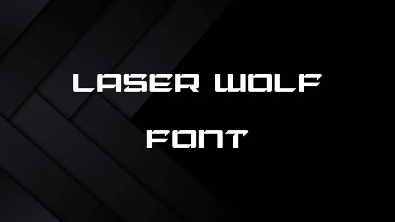 Laser Wolf Font