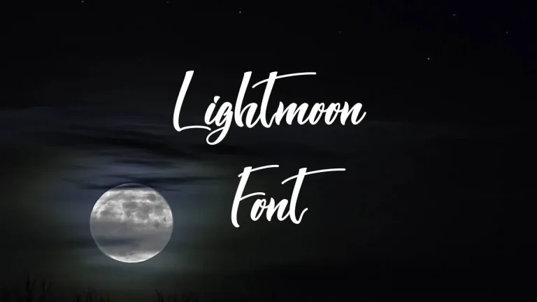 Lightmoon Font