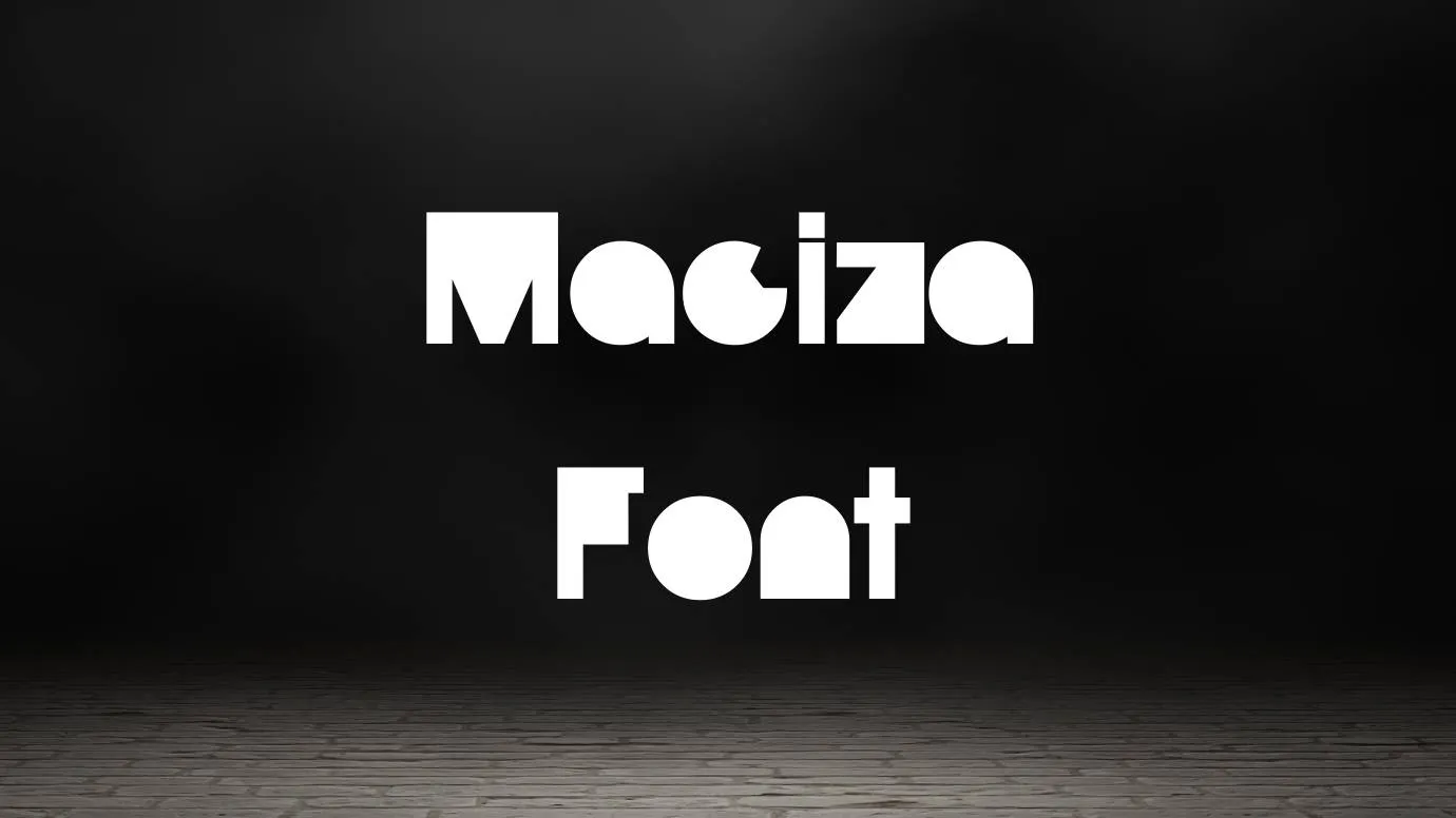Maciza Font