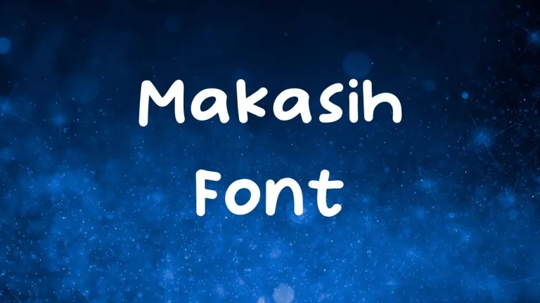 Makasih Font