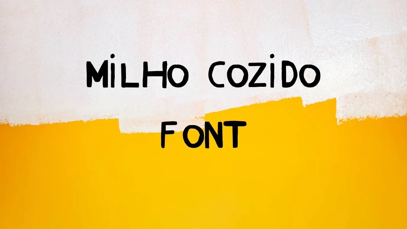 Milho Cozido Font