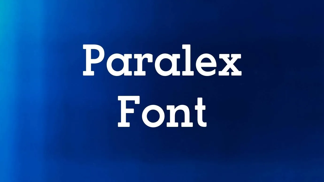 Paralex Font