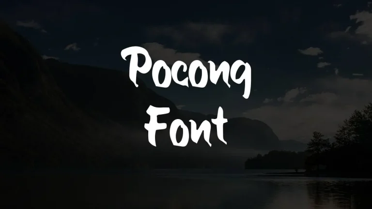 Pocong Font