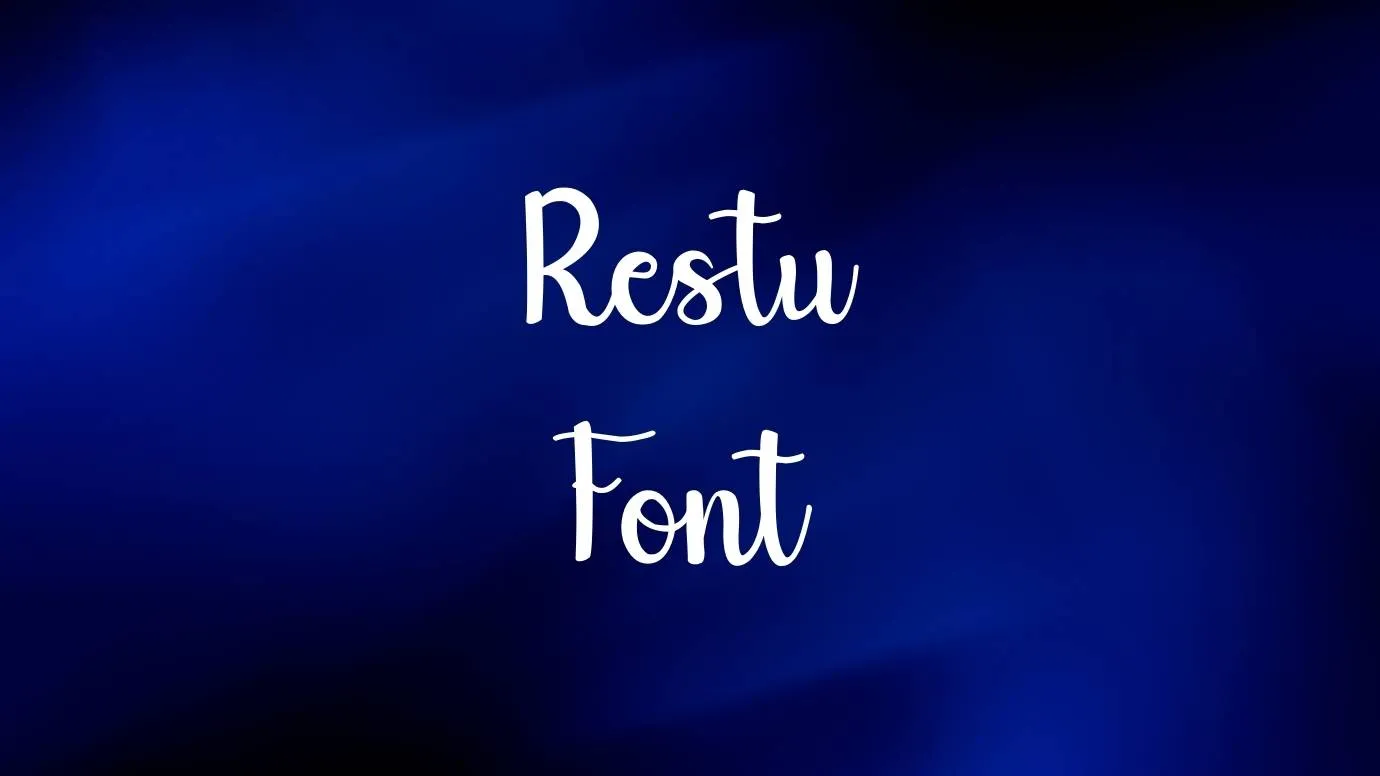 Restu Font