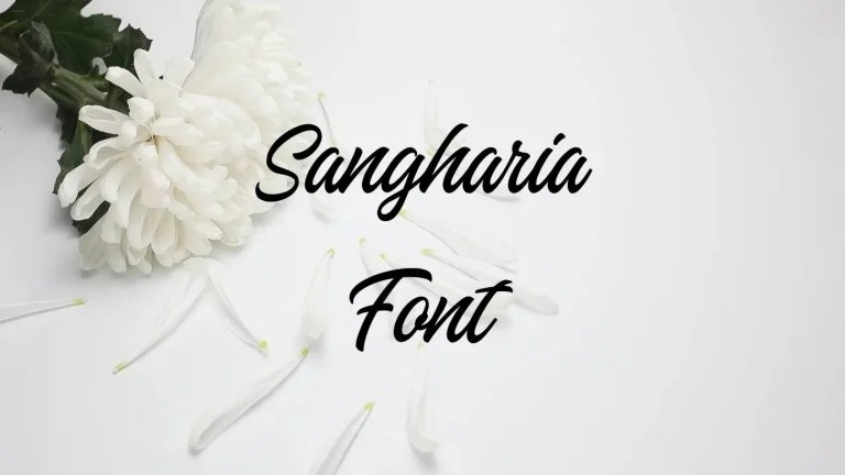 Sangharia Font