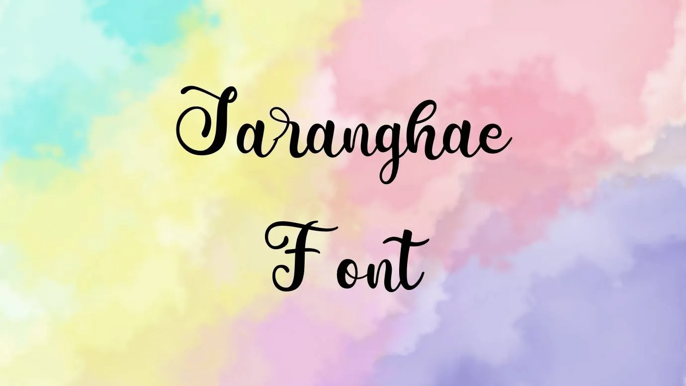 saranghae font