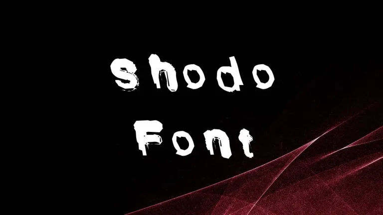 Shodo Font