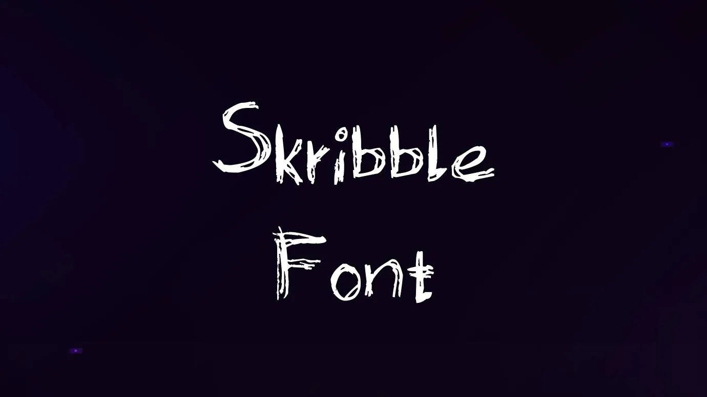 Skribble Font