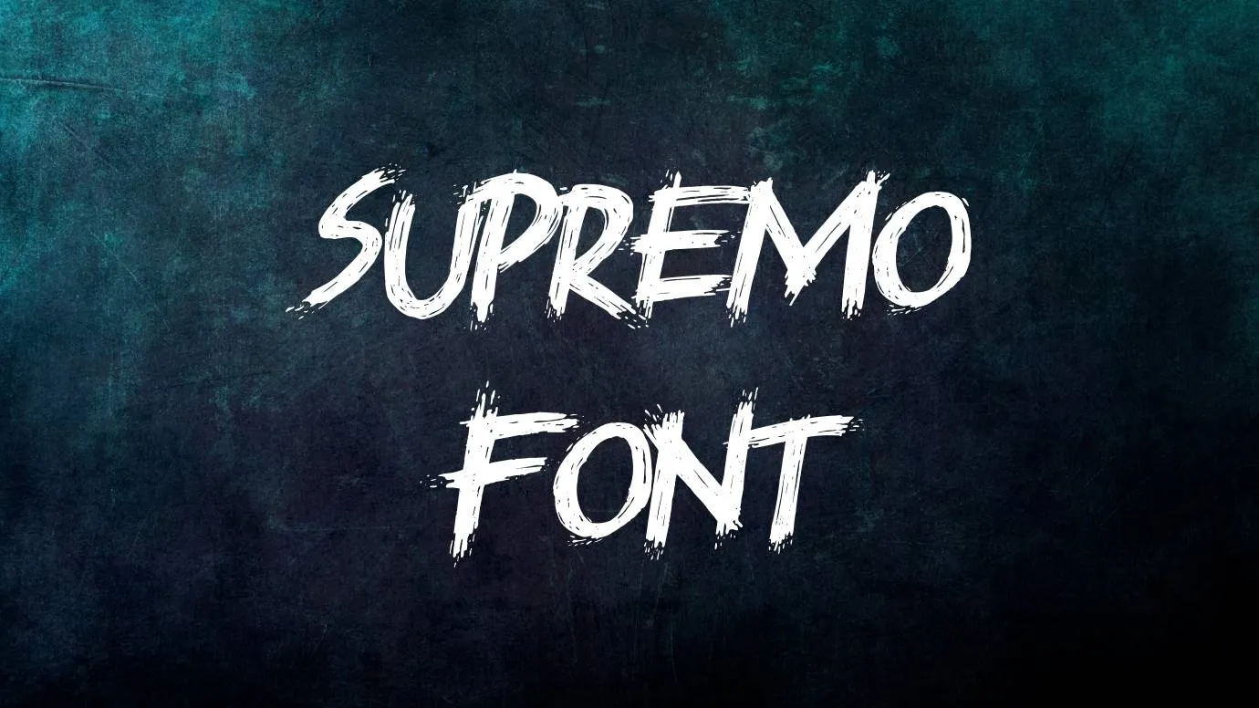 Supremo Font