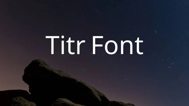 Titr Font