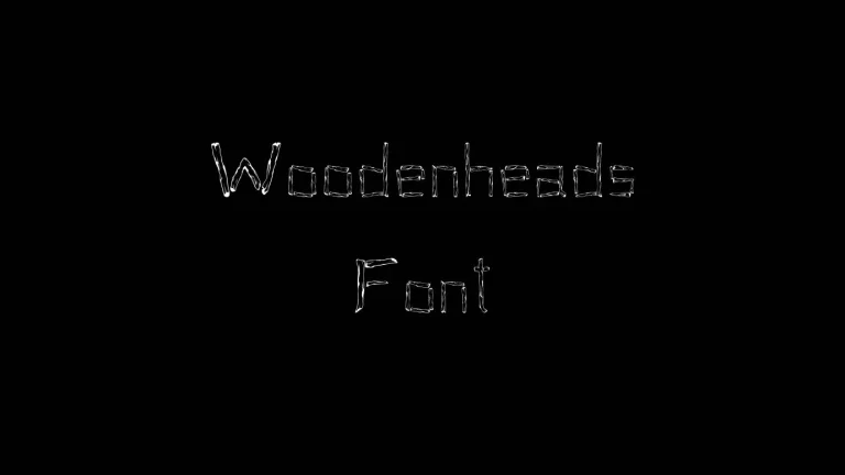 Woodenheads Font