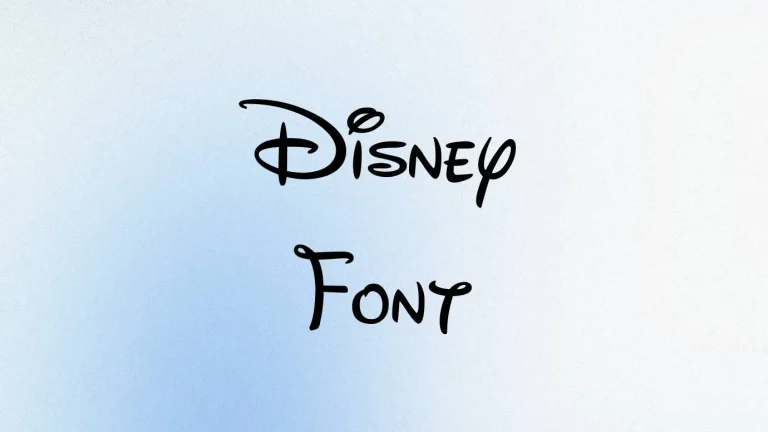 disney font