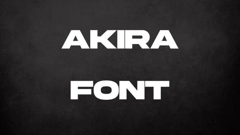 Akira Font