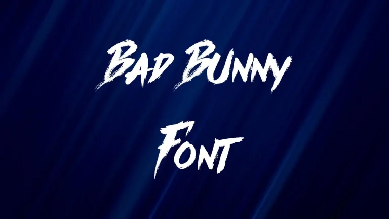 Bad Bunny Font