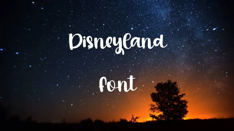 Disneyland Font