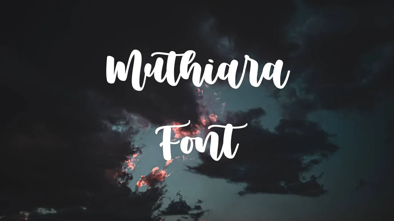Muthiara Font