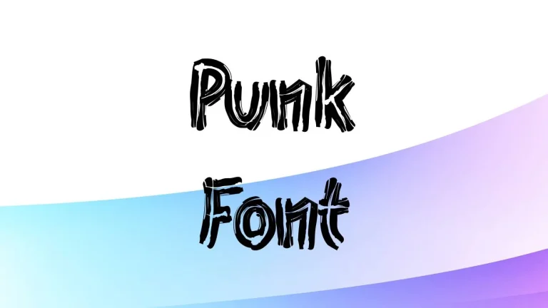 Punk Font
