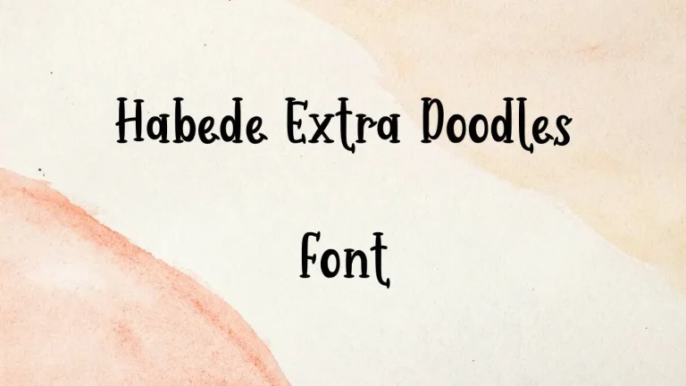 Habede Extra Doodles Font