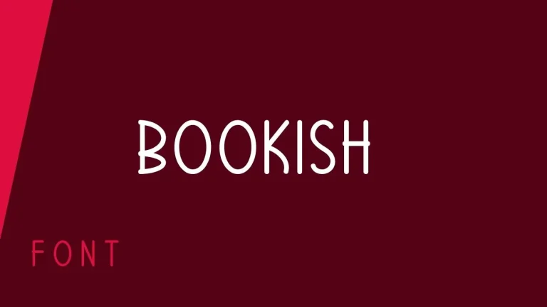 Bookish Font