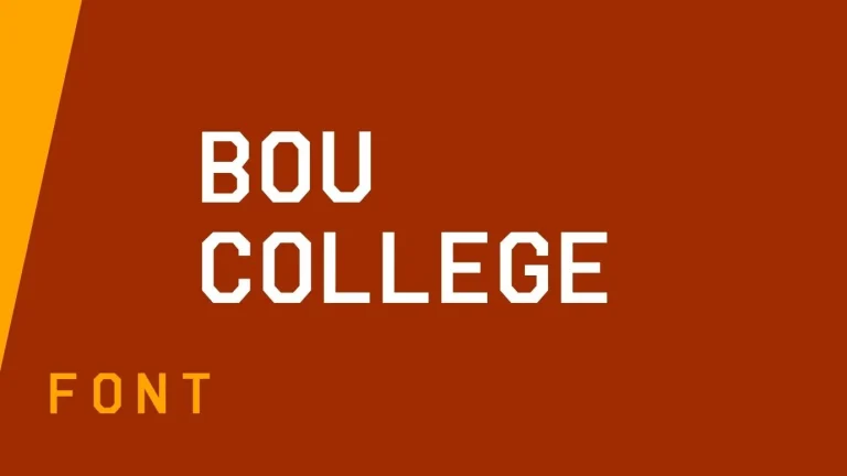 Bou College Font