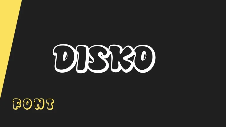Disko Font