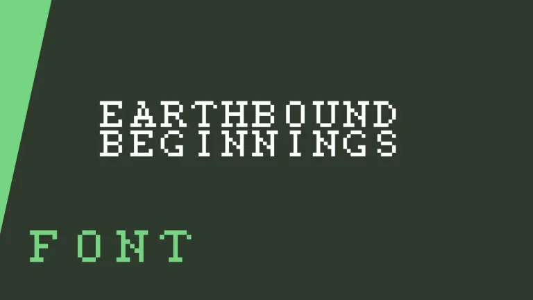 Earthbound Beginnings Font