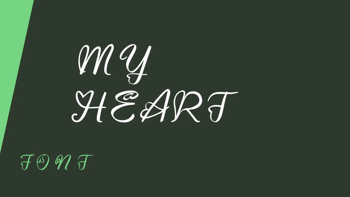 My Heart Font 