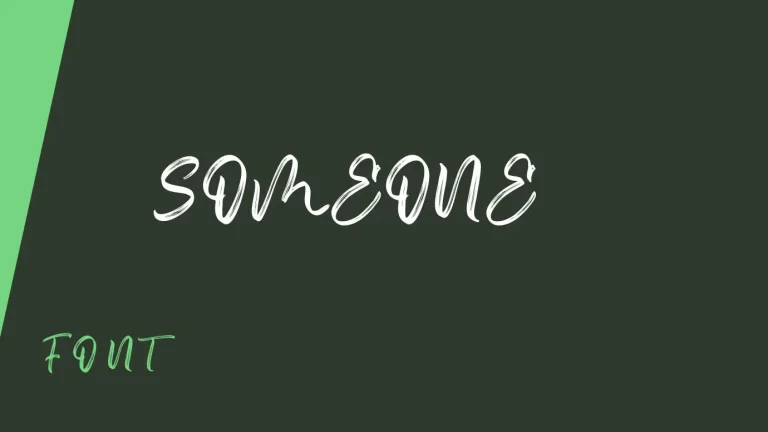 Someone Font