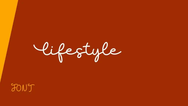 Lifestyle Font