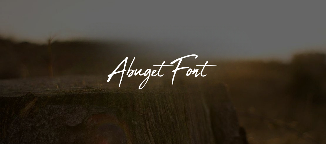 Abuget Font