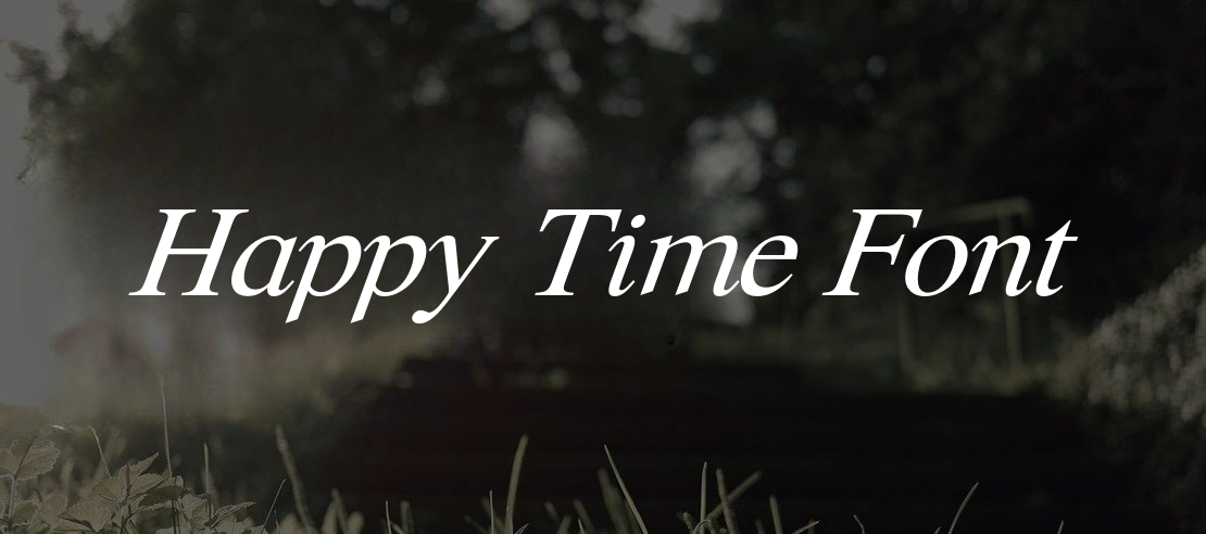 Happy Time Font