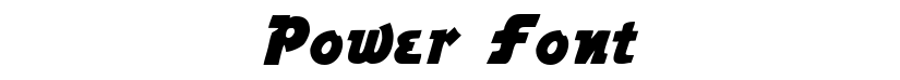 Power Font